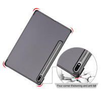 Funda de Cuero para Tablet Samsung S8, Triple Protector de 12.4 Pulgadas, para Galaxy Tab Plus S7 Fe - details 2