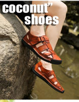 Sandalias de verano para hombre hechas a mano con goma antideslizante, sandalias clásicas de cuero para la playa - details 6