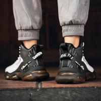 Zapatillas De Correr Para Hombre Suela Antideslizante Transpirable Talla Grande Negro Deporte Al Aire Libre Zapatillas De Malla - details 14