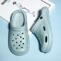 Sandalias de jardín antideslizantes para hombre, zuecos de goma con agujeros, informales, a la moda, novedad de verano, 2021 - details 6