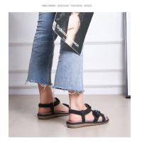 Sandalias planas para mujer 2025 - Estilo bohemio con pedrería y flores, sandalias de playa l de tallas grandes, transpirables (zapatos de verano para mujer, sandalias deportivas de lujo) - details 9