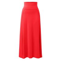 Faldas para mujer Falda larga maxi con doble abertura para mujer Falda corta de cuero básica lisa con dos lados y abertura 4 22 - details 3