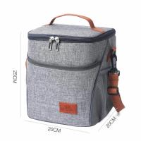 Bolsa de refrigeración con preservación del calor de 10L, resistente al agua, para Picnic, oficina, estudiante, portátil, térmica, para acampar, almuerzo, cena, caja de hielo - details 0