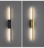 Tira de LED moderna y minimalista, lámpara de pared de cobre para sofá, sala de estar, fondo, dormitorio, mesita de noche, pasillo - details 7
