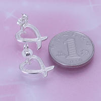 Andara Aretes de Doble Corazón de Plata Esterlina  Accesorio Casual de Ropa con Estilo Europeo y Americano Regalo de Joyería de Vacaciones - details 24