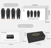 Hélices Duros y Ligeros para Dji AIR 3 Accesorios de Aletas Plegables y de Almacenamiento Compatible con Drones de Cámara Material de Plástico Marca skyarena - details 11