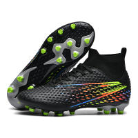 Botas de fútbol profesionales para hombre, zapatos de fútbol de Punta larga, zapatos de fútbol de tobillo alto para exteriores, zapatos de entrenamiento para niños - details 24