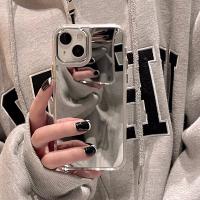 Funda de lujo con espejo de maquillaje para Iphone 11, Funda de silicona para teléfono 13 14, 15 16 Pro Max Plus 12 16Promax 13promax 15promax - details 1