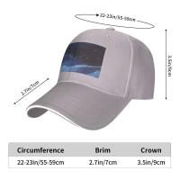 Moda nublado cielo nocturno de Alaska gorra de béisbol salida a la playa anime mujer sombreros hombres - details 5