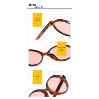 Gafas de sol de leopardo ovaladas pequeñas y sexys para mujer, encantadoras Ins sin maquillaje, montura de gafas lisas, gafas decorativas bonitas para ordenador - details 3