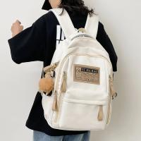 Mochila impermeable de gran capacidad para estudiantes, bolso escolar de nailon con cremallera y múltiples bolsillos, mochila informal de ocio para adolescentes, viaje - details 7