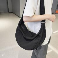 Bolso Bandolera De Lona Sólida Para Mujer Gran Capacidad Bolso De Compras Y Estudiante Bolso De Hombro Unisex Para Escuela - details 13