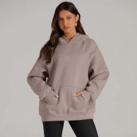 Sudadera con capucha de gran tamaño para mujer, jersey de moda de otoño, sudadera con capucha de gran tamaño, sudadera gruesa con capucha - details 1