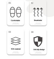 Zapatillas de Playa Ligeras y Antideslizantes para Mujer Zapatos de Jardín Impermeables de Moda Blanca EVA - details 3