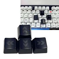 4PCS DIY ABS Direction Arrows Keys Keycaps Backlit nical Keyboard Keycap OEM Profile Translucent for Key Cap Drop Shipping - details 0