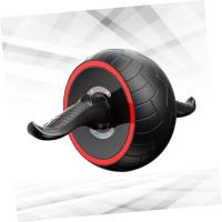 Abdomen rueda de ejercicios abdominales rodillo para abdominales bicicleta estática pedal ruedas maquinas gimnasio material gimnasio rueda abdominal rodillo de ejercicio Negro - details 2