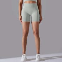 Pantalones cortos de cintura alta para mujer, ropa deportiva para Yoga, gimnasio, correr, pantalones cortos de entrenamiento - details 41