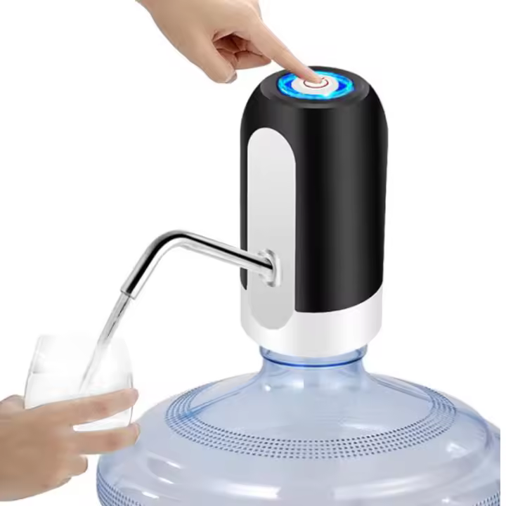 botella dispensadora automática de agua embotellada, eléctrica, inalámbrica, recargable por USB - 1