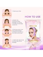 Vender mascarilla, banda para dormir, estiramiento de papada, levantamiento reutilizable en forma de V, herramienta de belleza facial - details 6