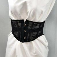 Ropa Interior de Malla para Moldear el Abdomen Postparto Cinturón de Entrenamiento con Encaje Floral para Adelgazar la Cintura - details 2