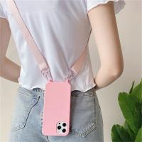 Funda de silicona mate con cordón y correa para collar cruzado para iPhone 16 15 14 Pro Max 11 12 13 XR X XS 6 7 8 Plus SE cubierta a prueba de golpes - details 4