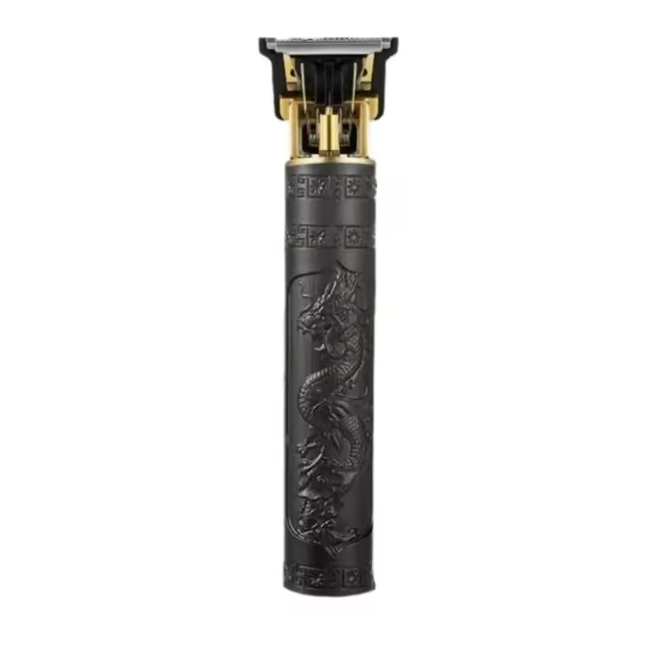 Maquinilla de afeitar para cortar el pelo para hombres, afeitadora recargable, maquinilla eléctrica Vintage para adultos, maquinilla de afeitar para el hogar, carga USB - 1
