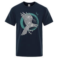 Camiseta de manga corta con estampado de Ragnar de la leyenda vikinga para hombre, ropa informal de marca, estilo Hip-Hop, verano 2022 - details 7