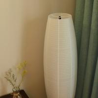 Lámpara de pie de papel de arroz, luces altas creativas, decoración de sala de estar, soporte de papel especial, solo lámpara de lado, pantalla de lámpara - details 4