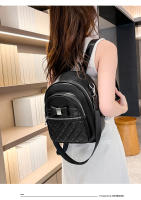 Mochila pequeña de cuero negro para niñas, bolso de hombro pequeño rosa para teléfono móvil, mini mochila informal - details 15