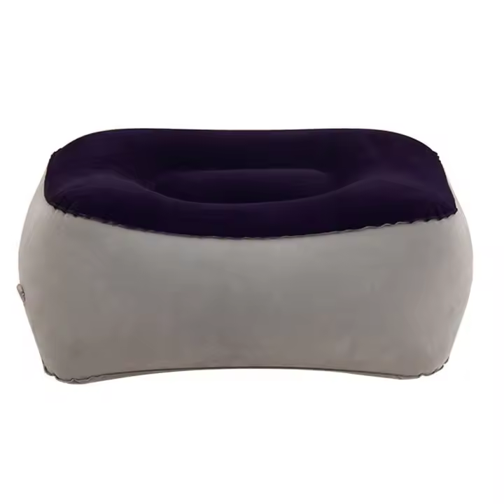 Almohada inflable para el hogar de PVC, cojín para oficina de viaje, taburete, reposapiés - 1