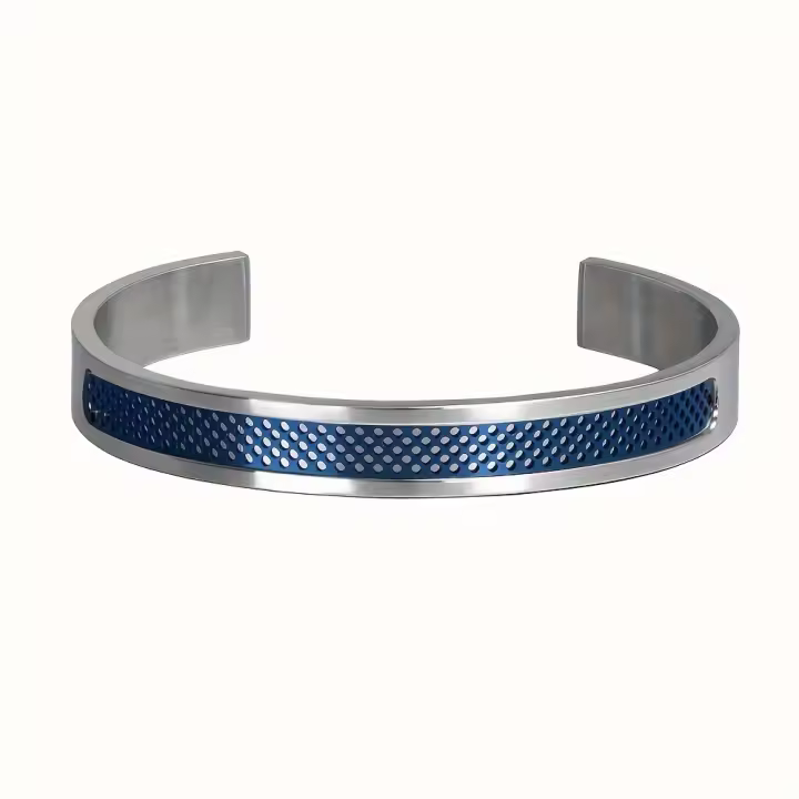 Pulsera Minimalist y Personalizada para Hombre Maple Inoxidable y Titanium - 1