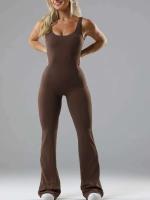 Monos de Yoga de Espalda Descubierta Estilo de Gimnasio Sexy para Mujeres - details 9