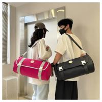 Mochila de Viaje de Lona Unisex Gimnasio con Compartimento para Zapatos - details 12
