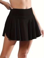 Siéntete genial mientras juegas al tenis: falda deportiva de yoga con pantalones cortos incorporados y bolsillos laterales - details 35