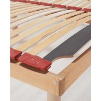 Cama Plegable con Colchón de espuma 80x190 cm Alto 10 cm, Somier de Listones + Almohada Viscoelástica Gratis - Cama supletoria, Ahorra Espacio, de Emergencia |   Kit Cama Individual - details 9