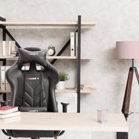 Ergonómica Racing Gamer Profesional Videojuegos,Ordenador, Oficina, Escritorio. Reposabrazos. Cojín Lumbar y Reposacabezas. Giratoria, Regulable en Altura y reclinable. - details 5
