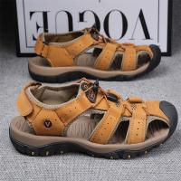 Sandalias de hombre, adecuadas para exteriores, camping, playa. - details 1