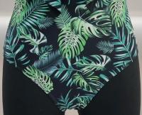 Traje de Baño de Una Pieza con Cuello en V y Estampado Floral Traje de Baño de Playa Tropical de Verano para Mujeres No Aceptable para Bebidas - details 9
