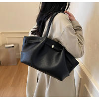 Bolsa de hombro de gran capacidad, estilo retro, nueva moda de primavera, axilas premium, versión coreana, bolso de mano para mujer. - details 18