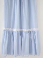 Vestido de tirantes finos de longitud media con borde floral elegante para mujer nuevo estilo - details 3