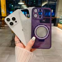 Para pocox6 Glitter Plating funda, soporte para Xiaomi poco x7 pro f6 pro x6 funda de silicona con soporte Poco X6 M6 x7pro - details 9