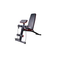 Banco de Pesas Multifuncional Banquillo de Gimnasio Completo Respaldo Inclinable en 3 Posiciones y Altura Ajustable 64x146x73,5-85 cm Negro - details 19
