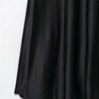 PB & ZA2025summer nuevo vestido de textura satinada con tirantes y falda hasta el suelo sin mangas con dobladillo suelto para mujer - details 3