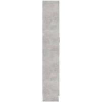 Armario de Libros Estante Estantería Soporte Almacenamiento Muebles Decoración Oficina Estudio Contrachapada Gris Hormigón 82,5x30,5x185,5 cm - details 7