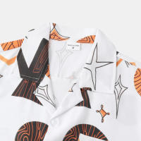 Camisa de manga corta para hombre, Camisa ajustada con estampado de flores fragmentadas, serie CS, primavera y verano, 2024 - details 31