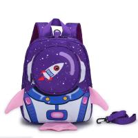 Mochila Espacial en Forma de Cohete Impermeable para Niños, Diseño de Cohete Espacial, Ideal para Guardería, Jardín de Infantes, Preescolar, Escuela - details 1