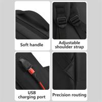 Mochila para ordenador portátil de 15,6 pulgadas para hombre y mujer, morral escolar con carga USB para estudiantes y adolescentes - details 1