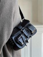 Bolso de Motocicleta Chic para Mujeres Cuero Sintético, Cinturón Ajustable, Cierre Magnético - details 8