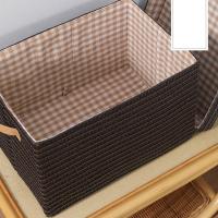 Caja de almacenamiento minimalista de estilo japonés, plegable con asa, caja de clasificación, cesta de almacenamiento creativa de gran capacidad, llave - details 6