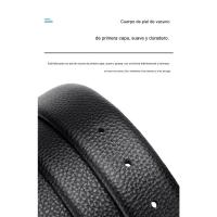 Cinturon cuero para hombre,Cinturón de cuero genuino, Cinturones Cinturon Reversible Hombre ,cinturón de cuero de vaca . - details 11